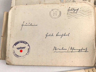Soldbuch, Wehrpaß und Feldpost eines Sanitäters