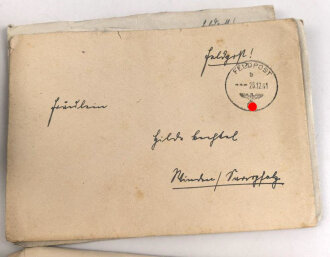 Soldbuch, Wehrpaß und Feldpost eines Sanitäters