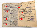 Soldbuch, Wehrpaß und Feldpost eines Sanitäters