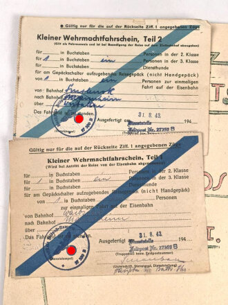 Gewaltiges Konvolut Feldpost / Post eines Soldaten. Viele hundert Belege in einem Holzkoffer, dieser vermutlich aus der Kriegsgefangenschaft.