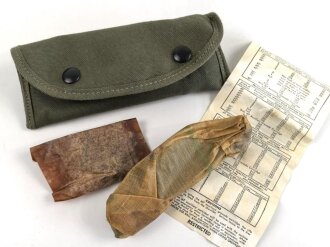 U.S.Army WWII Case Carrying with sight and instructions, grenade launcher M15