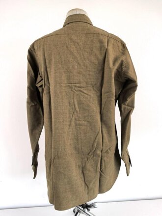 U.S.Army WWII, flannel shirt with gas flap, very good condition