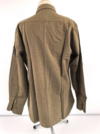 U.S.Army WWII, flannel shirt, some small holes, otherwise in good condition