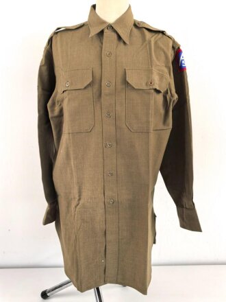 U.S.Army WWII, "Regulation Army Officers Shirt" bunch of small holes, otherwise in good condition