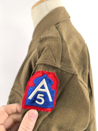 U.S.Army WWII, "Regulation Army Officers Shirt" bunch of small holes, otherwise in good condition