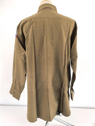 U.S.Army WWII, "Regulation Army Officers Shirt" bunch of small holes, otherwise in good condition
