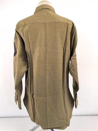 U.S.Army WWII, flannel shirt, some small holes, some old repairs, otherwise in good condition
