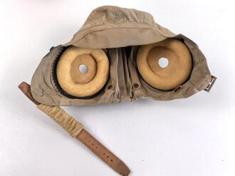 U.S. Army Air Force WWII, Type AN-H-15 Flight Helmet in very good condition, size Large