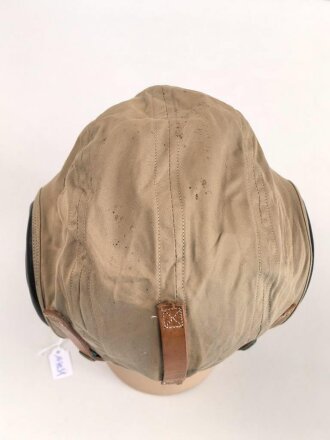 U.S. Army Air Force WWII, Type AN-H-15 Flight Helmet in very good condition, size Large