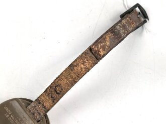 U.S. Airborne WWII, wrist compass with arm band. Uncleaned