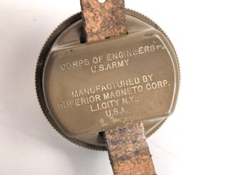 U.S. Airborne WWII, wrist compass with arm band. Uncleaned