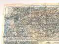 British WWII silk escape map 43A " France, Belgium Holland" . Issued to both Brotish and U.S. paratroopers. Bery good condition