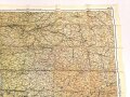 British WWII silk escape map 43A " France, Belgium Holland" . Issued to both Brotish and U.S. paratroopers. Bery good condition