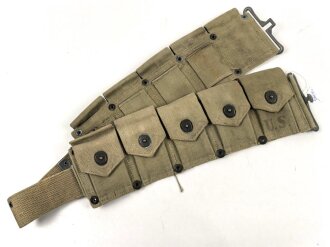 U.S. Army 1942 dated Cartridge Belt, M1923, used