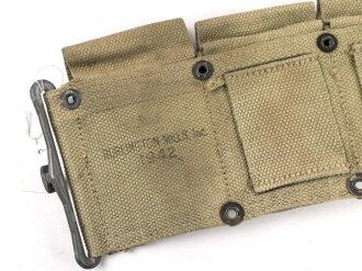 U.S. Army 1942 dated Cartridge Belt, M1923, used