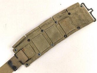 U.S. Army 1942 dated Cartridge Belt, M1923, used