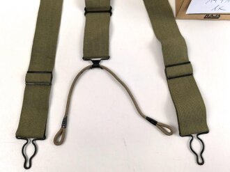 U.S.Army most likely WWII trouser suspenders. Unusual model, unused, you will receive one piece