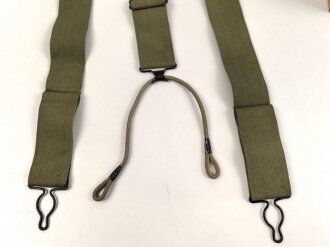 U.S.Army most likely WWII trouser suspenders. Unusual model, unused, you will receive one piece