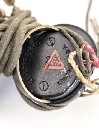 U.S. Army WWII ? Headset 82-A by "KELLOGG"