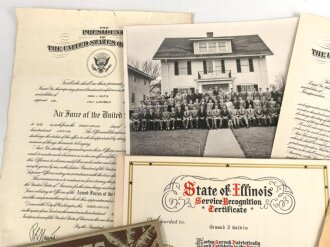 U.S. Army Air Force, Document lot to a Radar Instructor...