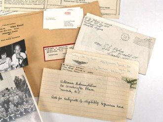 U.S. Army Air Force, Document lot to a Radar Instructor with service from Feb 1945 to Feb 1946. Went to Airforce Reserve after