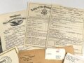 U.S. Army Air Force, Document lot to a Radar Instructor with service from Feb 1945 to Feb 1946. Went to Airforce Reserve after