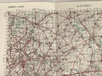 U.S. Army , 1961 dated map of "Aachen"
