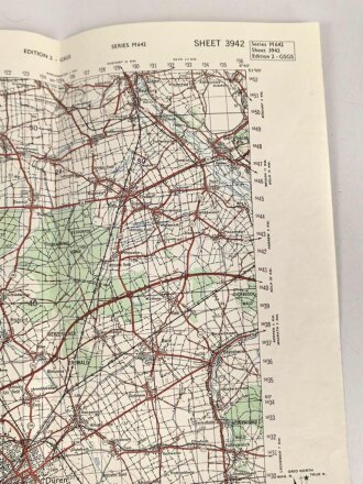 U.S. Army , 1961 dated map of "Aachen"