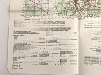 U.S. Army , 1961 dated map of "Aachen"