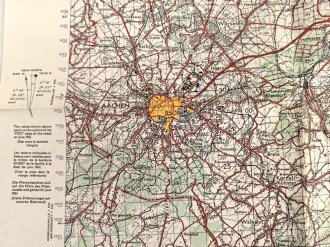 U.S. Army , 1961 dated map of "Aachen"