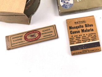 U.S. Army WWII K-Ration with content