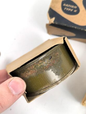 U.S. Army WWII K-Ration with content