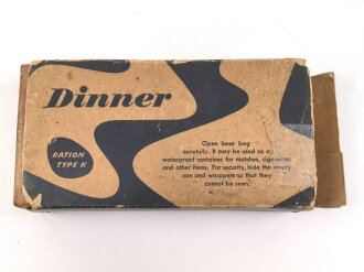 U.S. Army WWII K-Ration with content