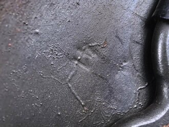Waffenmeister Petroleumskasten ( Patronenkasten  ) mit Aufschabloniertem " P"  für Waffenmeister. Originallack, guter Zustand, ungereinigt. Datiert 1941
