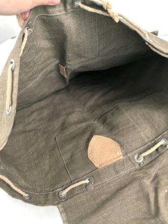 Rucksack Wehrmacht, ungewöhnliches, spätes Modell . Ungetragen, ohne erkennbare Stempelung