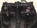 Hitlerjugend, schwarze, kurze Cordhose. Das RZM Etikett verwaschen, ungereinikgtes, getragenes Stück