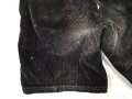 Hitlerjugend, schwarze, kurze Cordhose. Das RZM Etikett verwaschen, ungereinikgtes, getragenes Stück