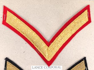 Großbritannien, Sammlung Rangabzeichen Heer, auf...