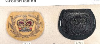 Großbritannien, Sammlung Mützenabzeichen Heer,...