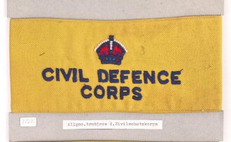 Großbritannien, Sammlung Armbinden Zivilschutz, auf...