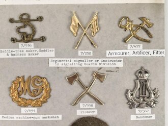 Großbritannien, Sammlung Schulterklappen und...