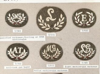 Großbritannien, Sammlung Ärmelabzeichen Heer,...