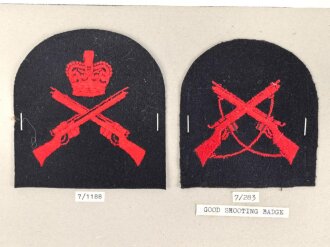 Großbritannien, Sammlung Ärmelabzeichen...