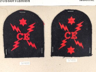 Großbritannien, Sammlung Ärmelabzeichen...