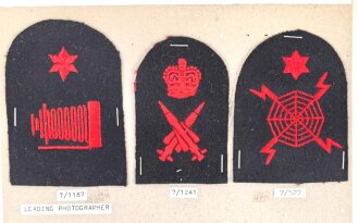 Großbritannien, Sammlung Ärmelabzeichen...