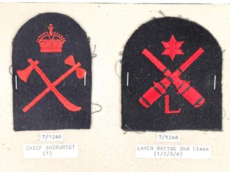 Großbritannien, Sammlung Ärmelabzeichen...