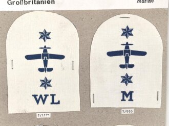 Großbritannien, Sammlung Ärmelabzeichen...