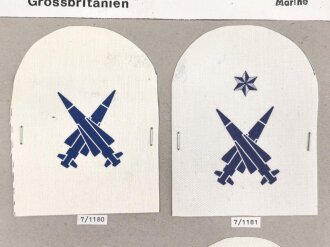 Großbritannien, Sammlung Ärmelabzeichen...