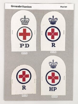 Großbritannien, Sammlung Ärmelabzeichen...