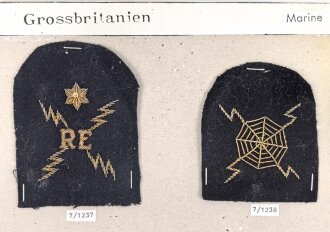 Großbritannien, Sammlung Tätigkeitsabzeichen...